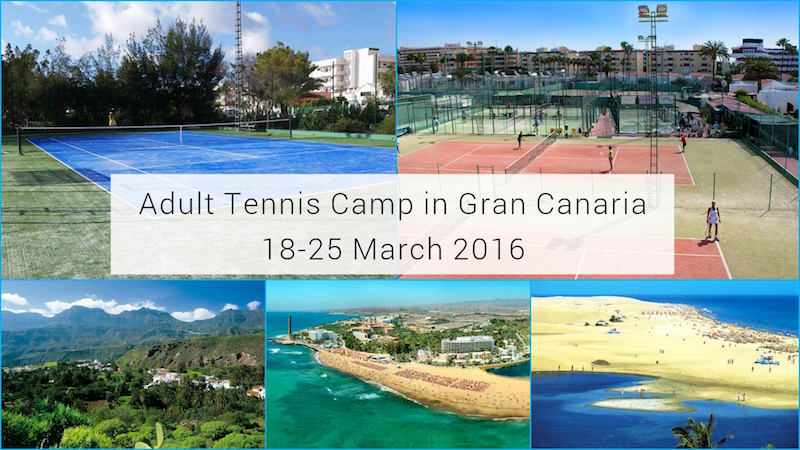 Adult Tennis Camp in Gran Canaria