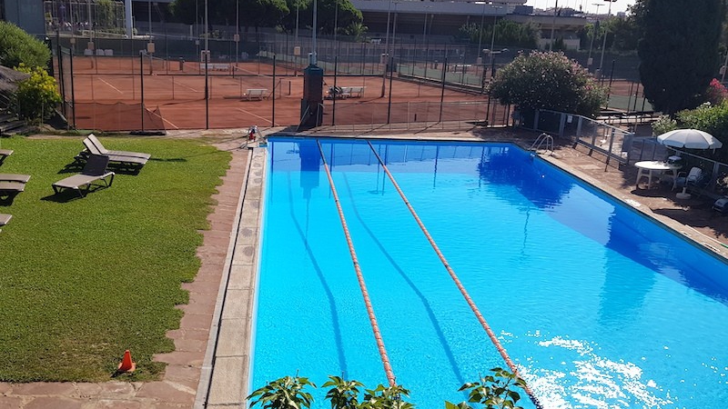 Swimming pool in Barcelona