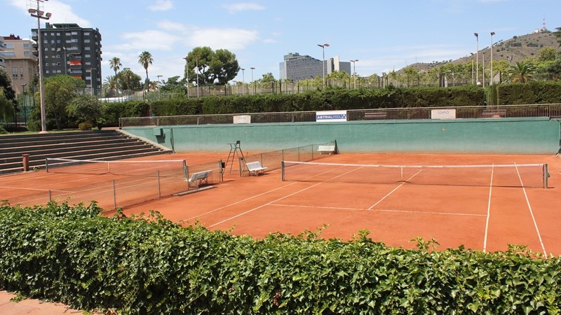Tennis court in Barcelona