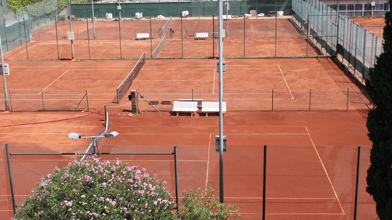 Tennis court in Barcelona